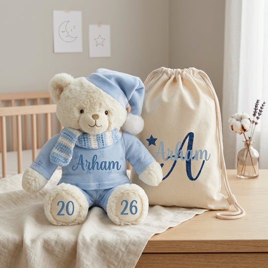 Mothercare blue bedtime bear keepsake
