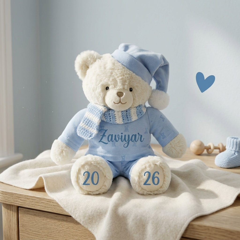 Mothercare blue bedtime bear keepsake – view 2