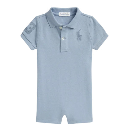 Big Pony Cotton Mesh Polo Shortall | Ralph Lauren