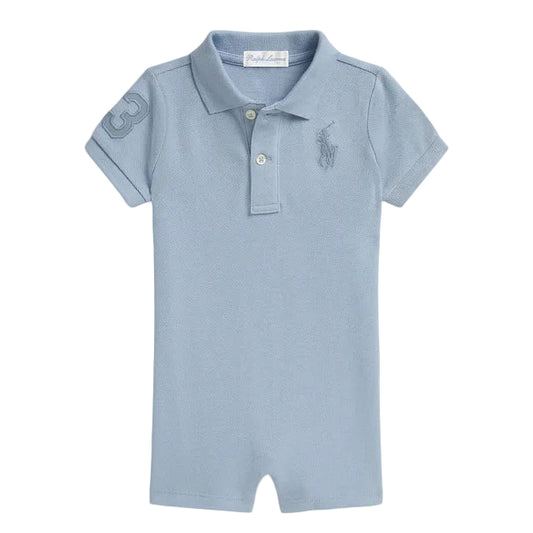 Big Pony Cotton Mesh Polo Shortall | Ralph Lauren