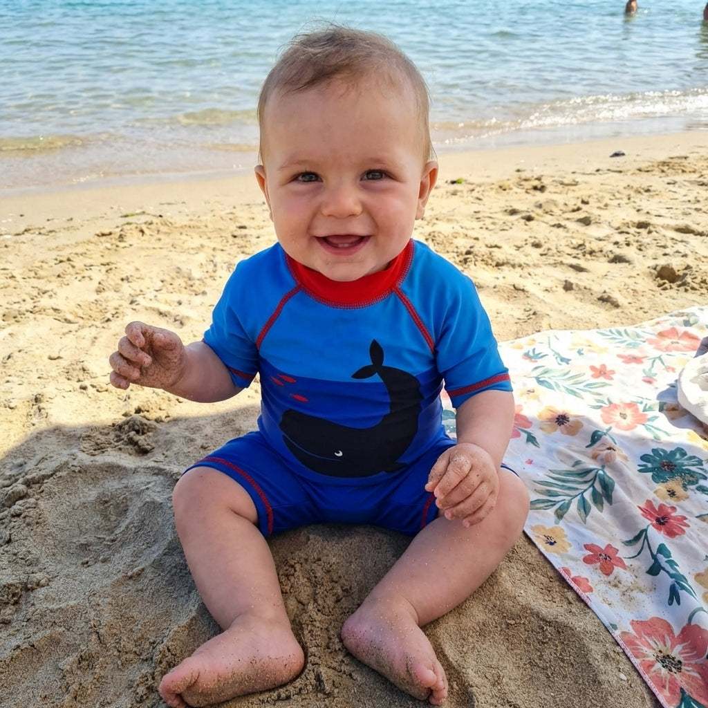 Blue Whale Swimsuit | Mothercare