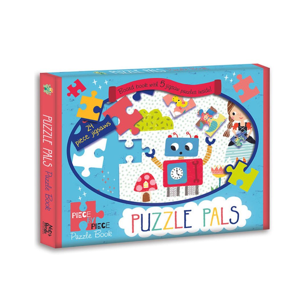 Board Book with 5 Jigsaw Puzzle