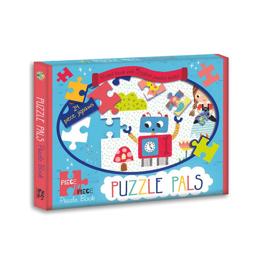 Board Book with 5 Jigsaw Puzzle