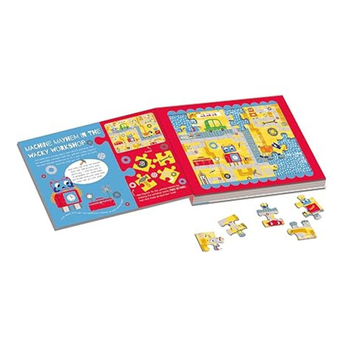 Board Book with 5 Jigsaw Puzzle