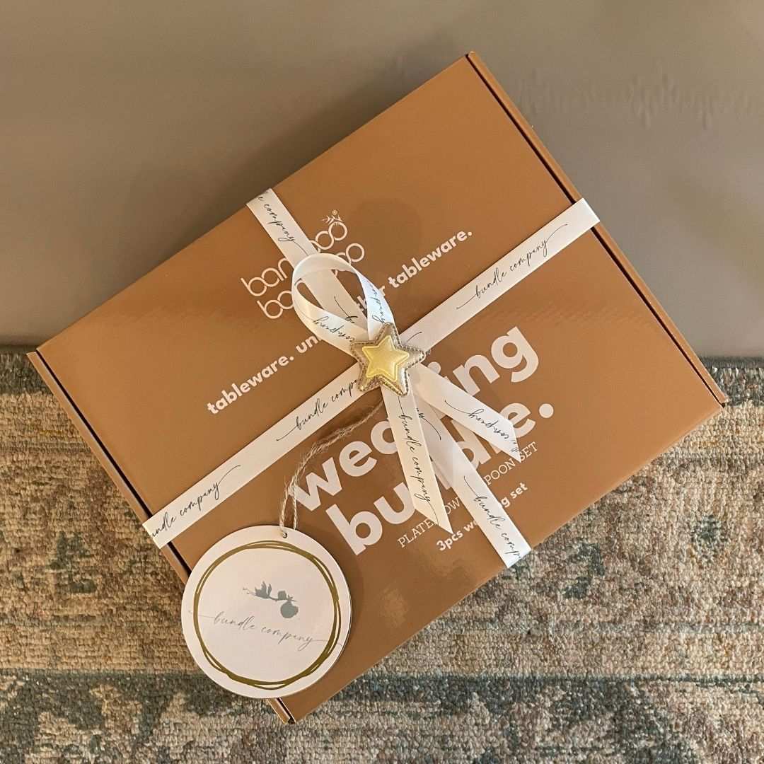 Bamboo Bamboo Bunny Plate and Bowl Bundle Gift Set