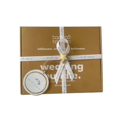 Bamboo Bamboo Bunny Plate and Bowl Bundle Gift Set