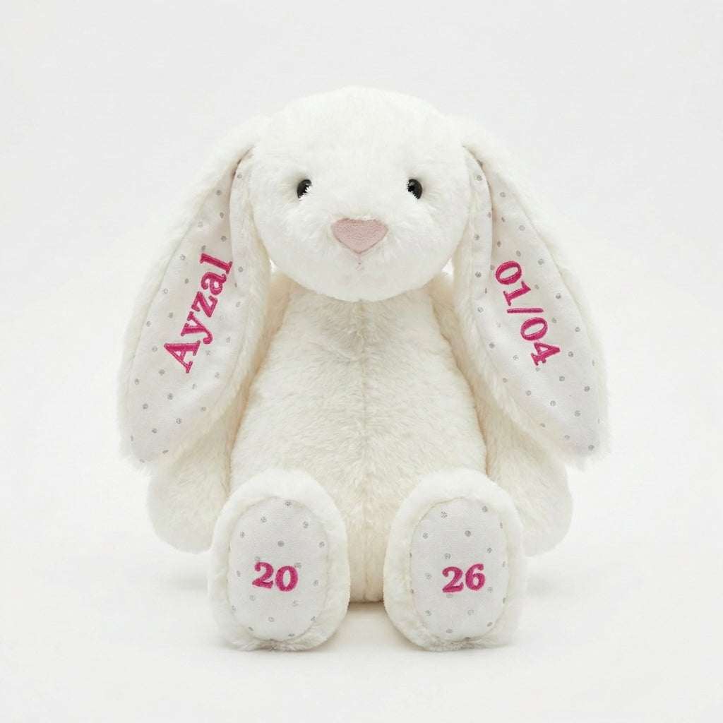 Lulla Bunny |Personalised Plush Keepsake by Bundle Company