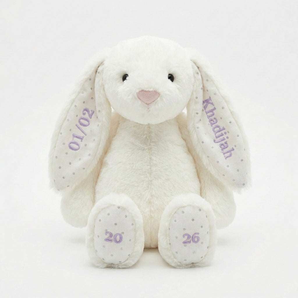 Lulla Bunny |Personalised Plush Keepsake by Bundle Company