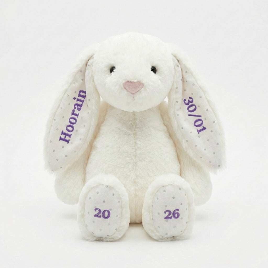 Lulla Bunny |Personalised Plush Keepsake by Bundle Company