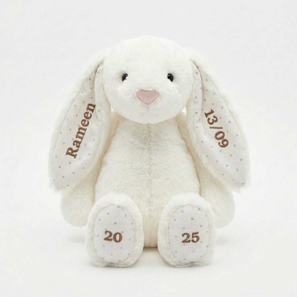 Lulla Bunny |Personalised Plush Keepsake by Bundle Company