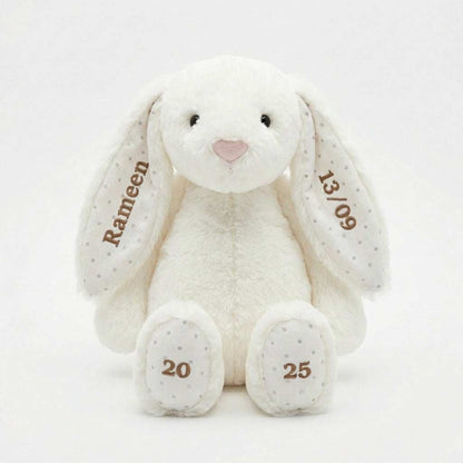 Lulla Bunny |Personalised Plush Keepsake by Bundle Company