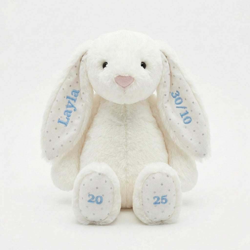 Lulla Bunny |Personalised Plush Keepsake by Bundle Company
