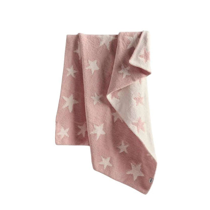Chenille Blanket - Pink Star by Mamas & Papas