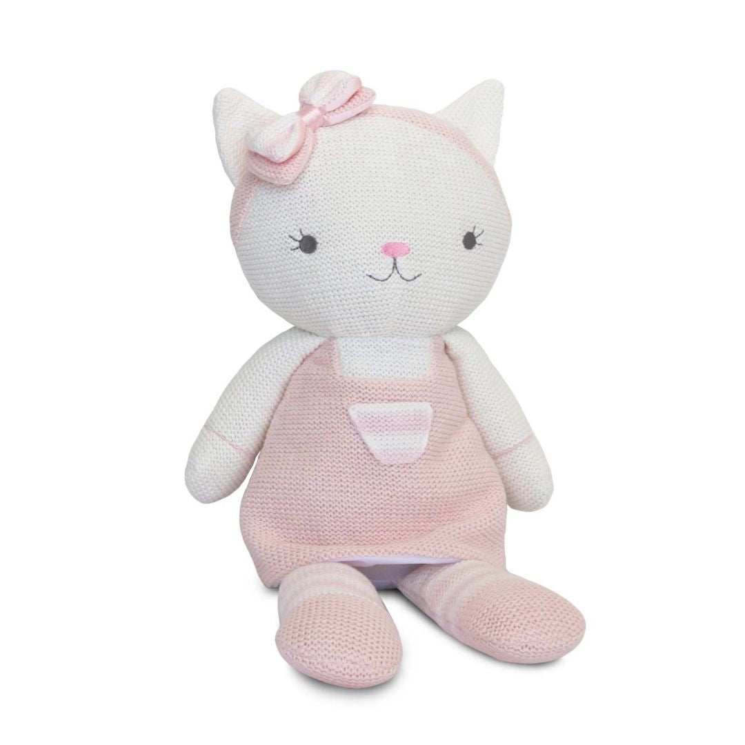 Cotton Knitted Toy - Ava Cat