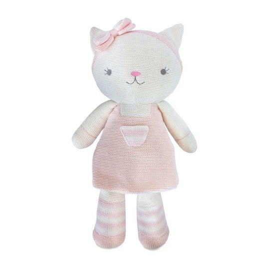 Cotton Knitted Toy - Ava Cat