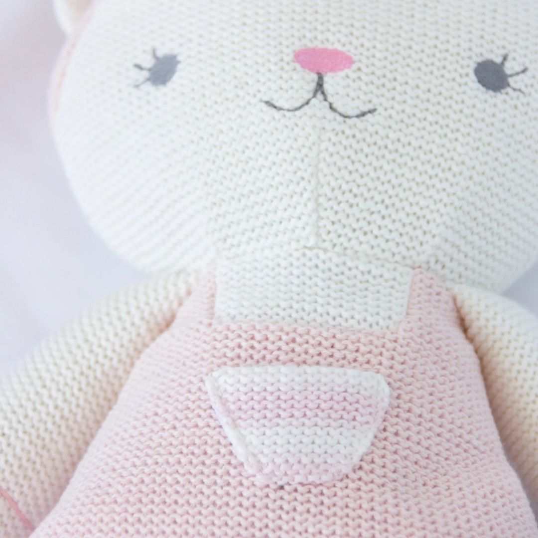 Cotton Knitted Toy - Ava Cat