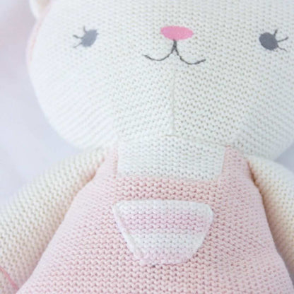 Cotton Knitted Toy - Ava Cat