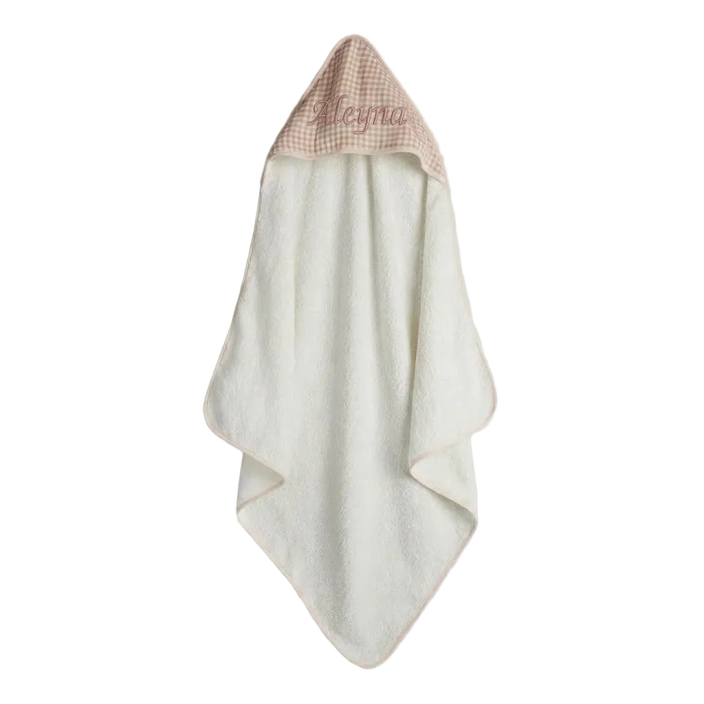 Mothercare Cuddle 'n' Dry blush pink hooded baby towel