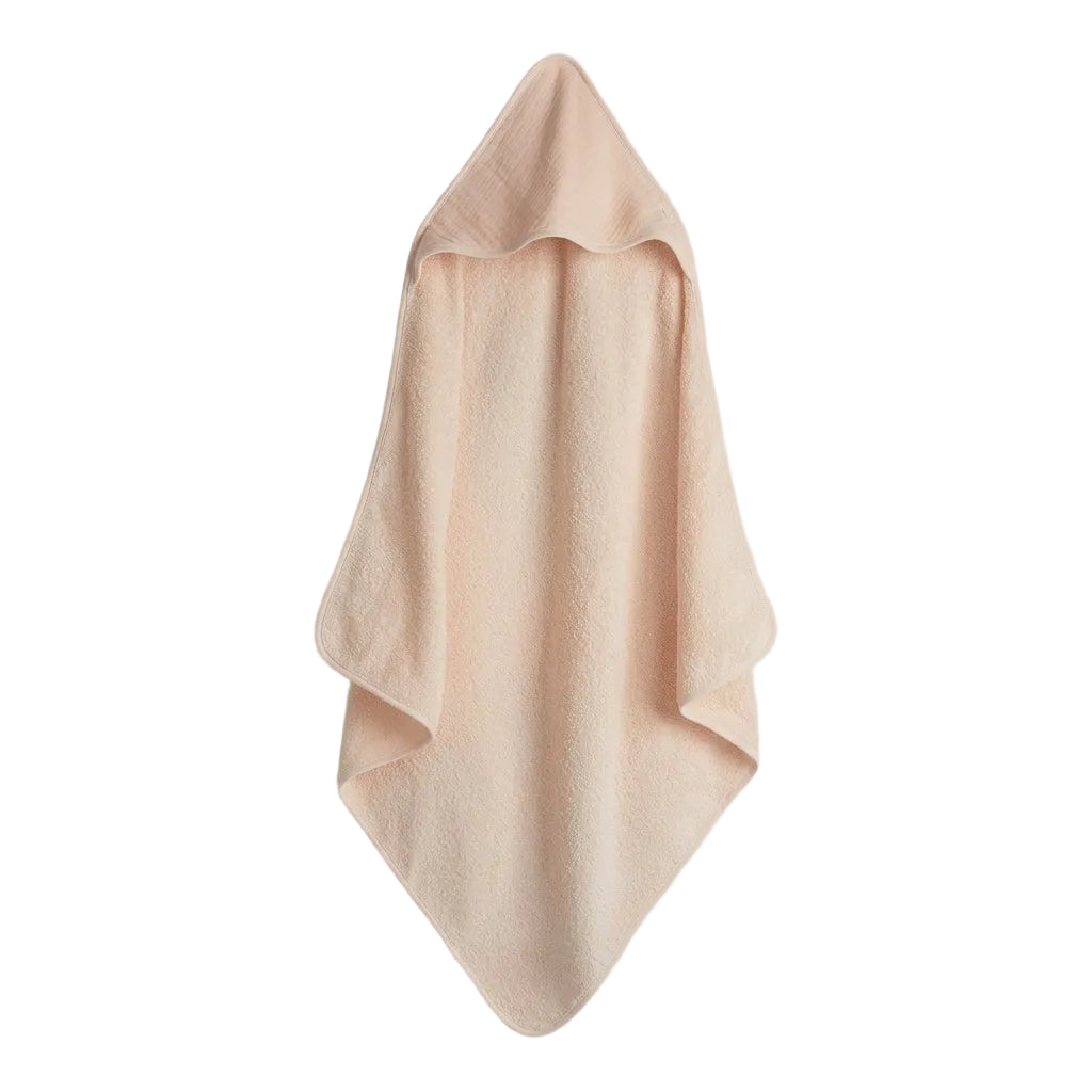 Mothercare Cuddle 'n' Dry peach pink hooded baby towel – view 2