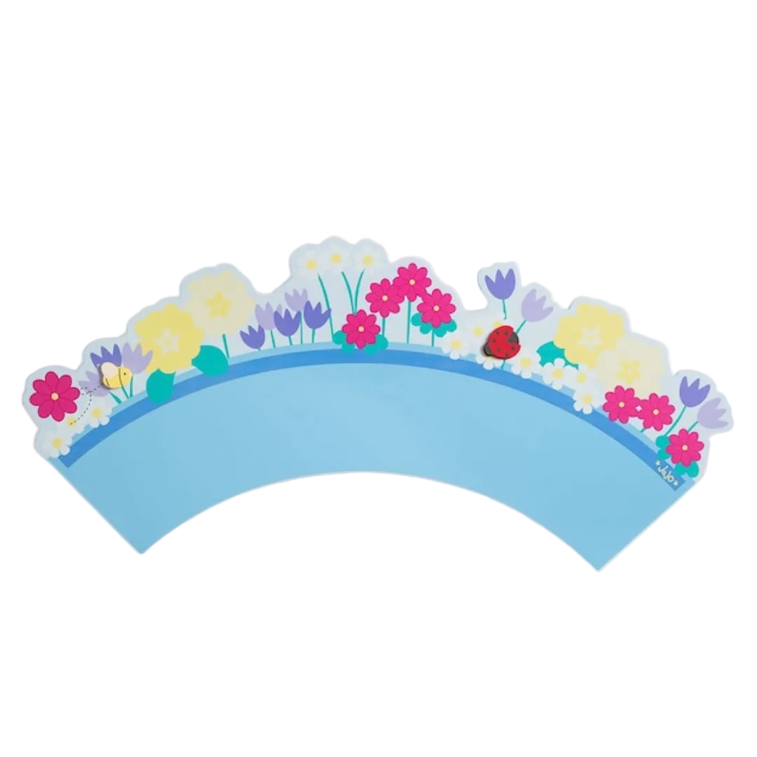 Curved Flower Plaque