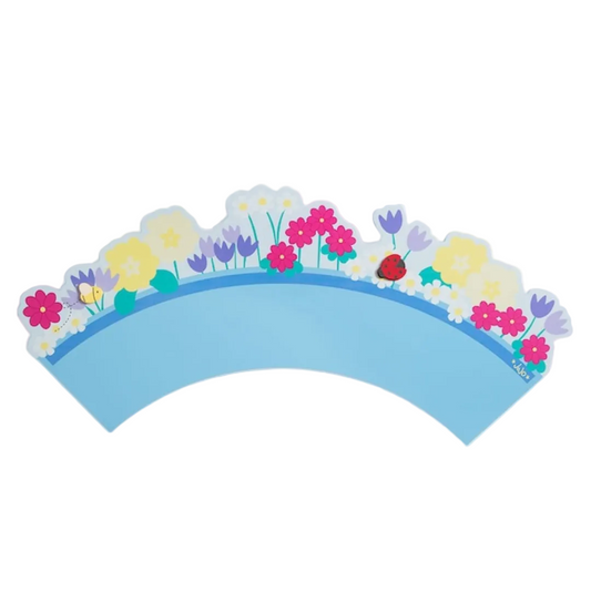 Curved Flower Plaque