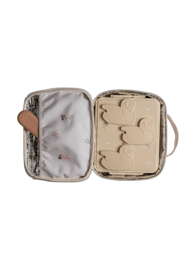 Insulated Square Lunch bag - Ballerina