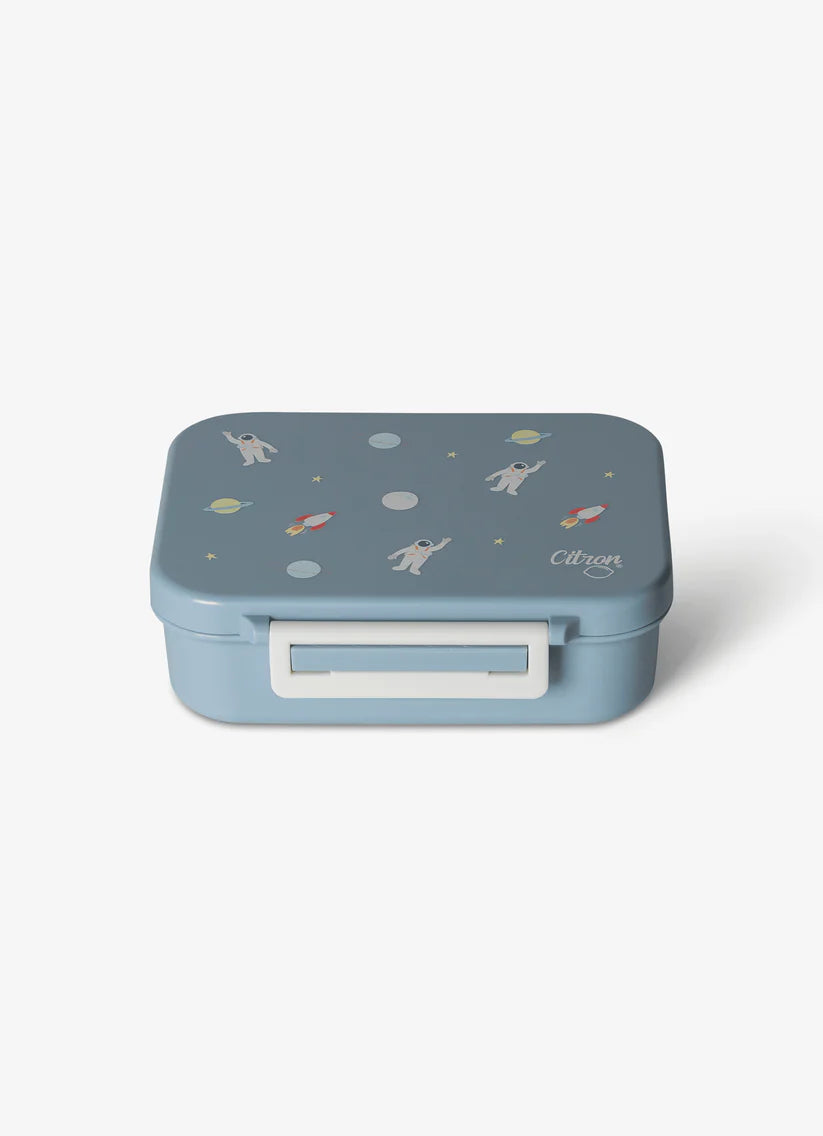 Absolut Tritan Snackbox - 3 Compartments - Spaceship Dusty Blue