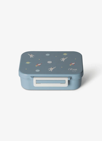 Absolut Tritan Snackbox - 3 Compartments - Spaceship Dusty Blue