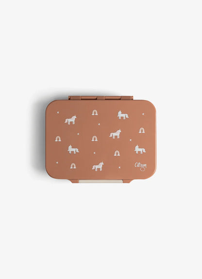 Tritan Lunch Box - 4 Compartments - Unicorn Blush Pink