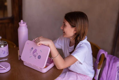 Tritan Lunchbox - 4 Compartments - Stormy Unicorn