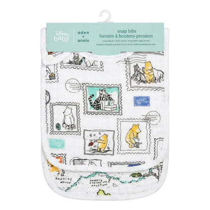 Disney Pack of 3 Snap Bibs