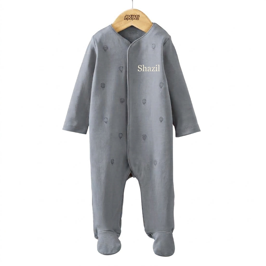 Mamas & Papas embroidered balloon baby all-in-one