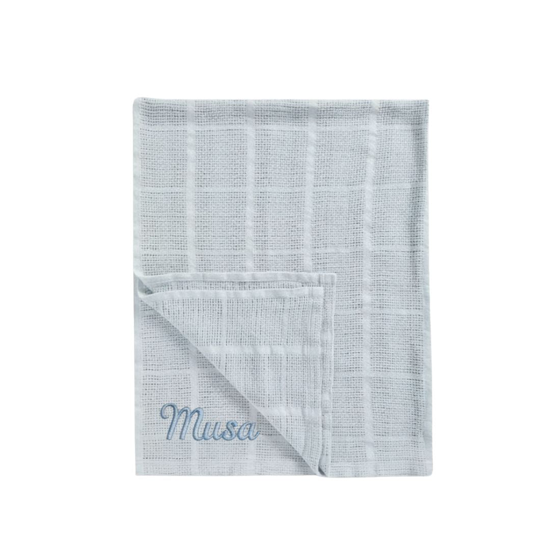 Essential Cellular White Blanket | Mothercare