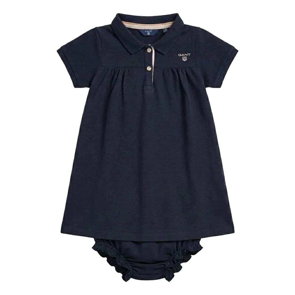 Gant Girl Oxford Pique Dress & Bloomer