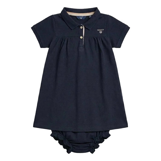 Gant Girl Oxford Pique Dress & Bloomer