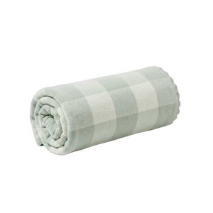 Green Gingham Ocarro Baby Blanket - Mamas & Papas x Laura Ashley