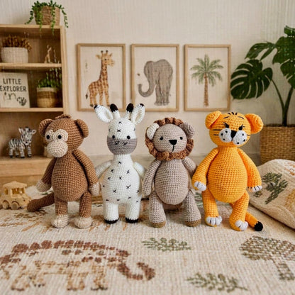 Hndmade Crochet Animal by Khwaab