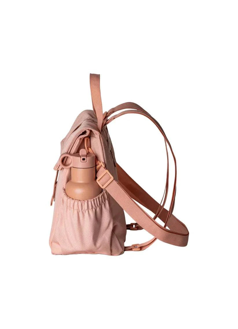 Insulated Roll-up Lunch Bag - Blush Pink |Citron