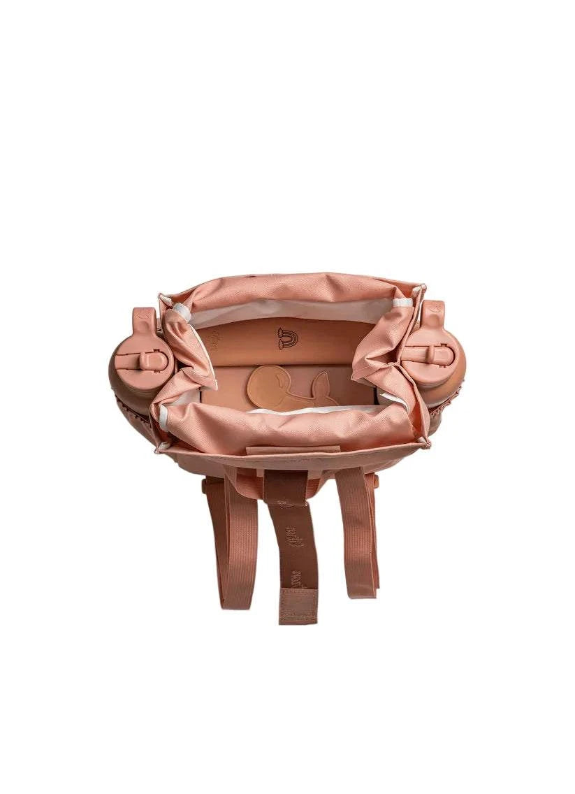 Insulated Roll-up Lunch Bag - Blush Pink |Citron