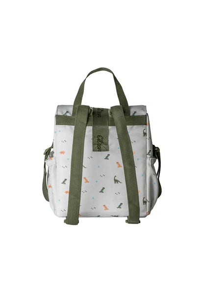 Insulated Roll-up Lunch Bag - Dino | Citron