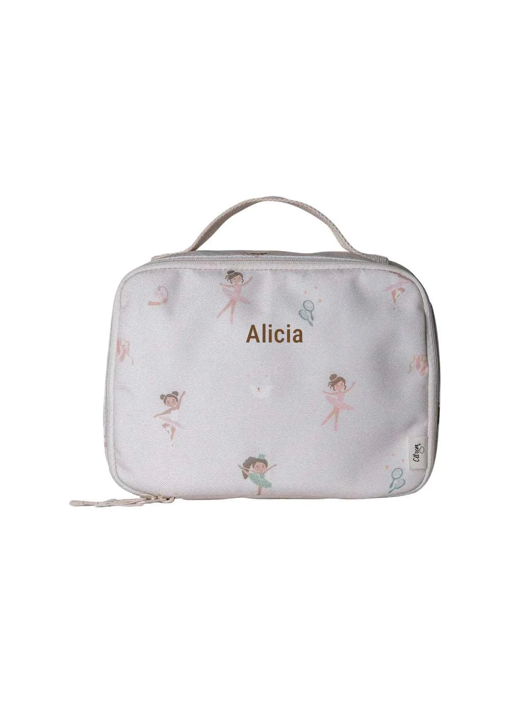 Insulated Square Lunch bag - Ballerina | Citron
