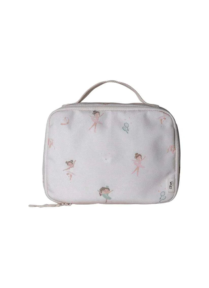 Insulated Square Lunch bag - Ballerina | Citron