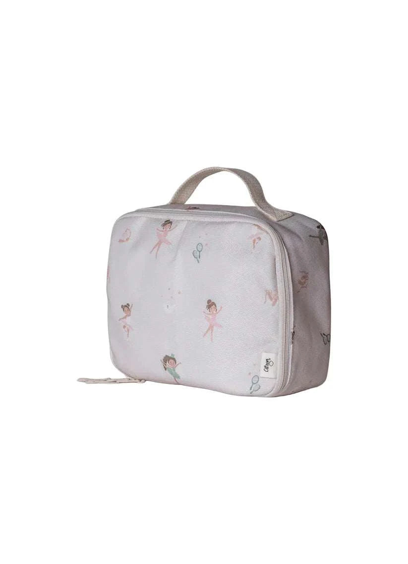 Insulated Square Lunch bag - Ballerina | Citron