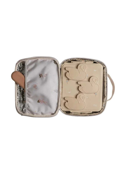 Insulated Square Lunch bag - Ballerina | Citron