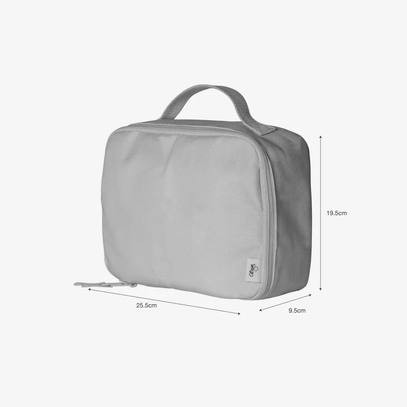 Insulated Square Lunch bag - Vehicles|Citron