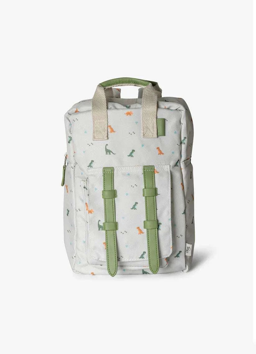 Kids Backpack - Spaceship Dusty Blue| Citron