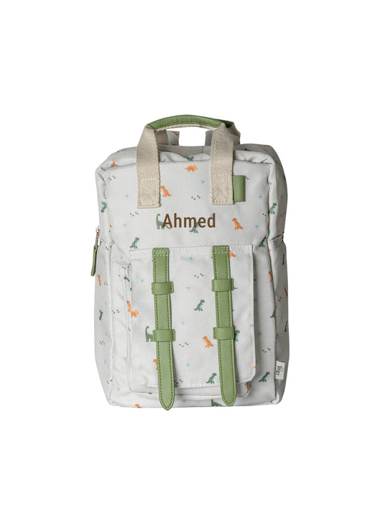 Kids Backpack - Dino Green
