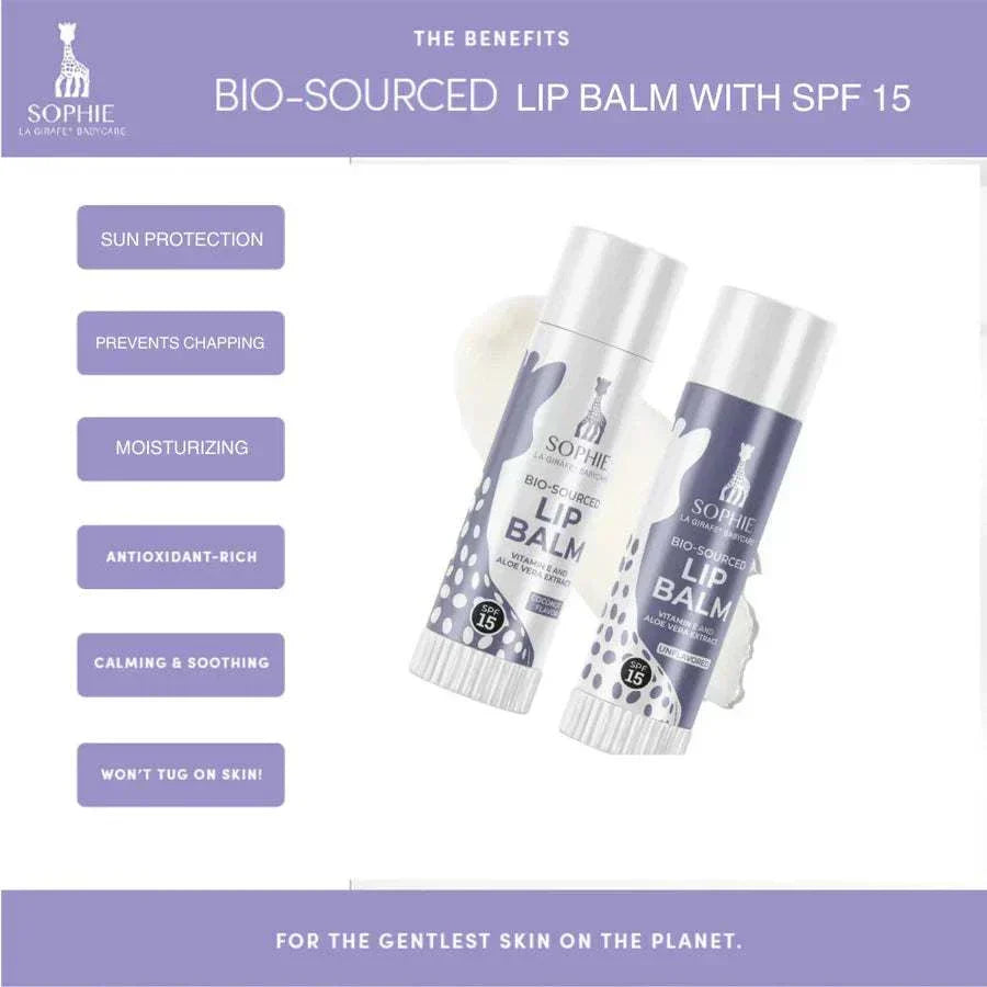 Bio-Sourced Lip Balm (SPF 15) | Sophie La Girafe Babycare