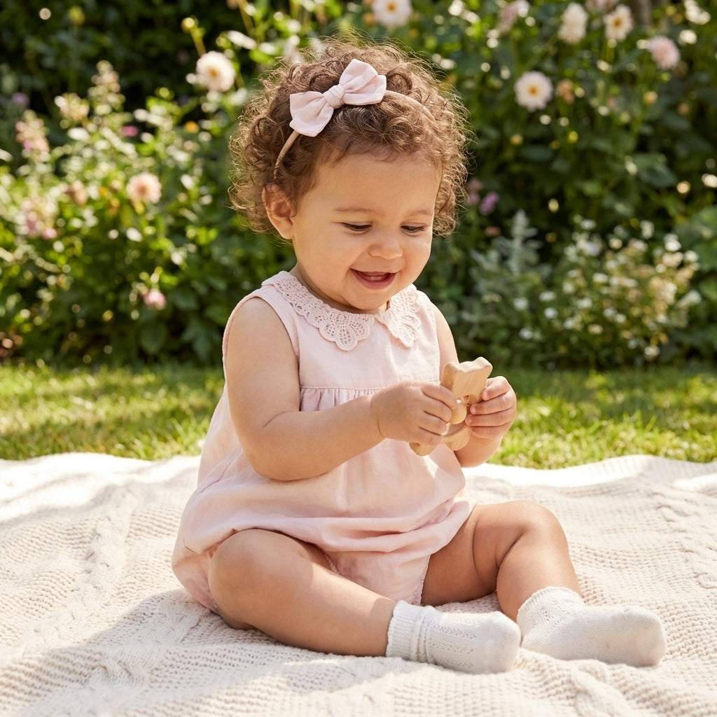 Lace Collar Romper | Mamas & Papas