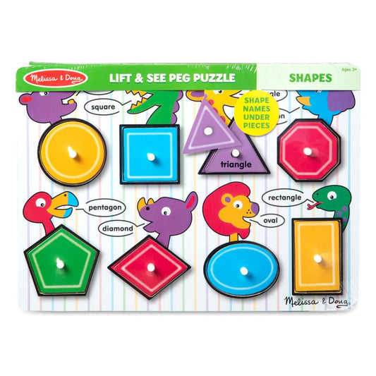 Lift & See PEG Puzzle | Melissa & Dough